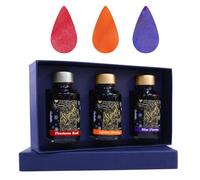 Diamine Ink Set/Collection Bottles 50ml with Sparkly Shimmer/Glitter Ink Gift for Colleagues, Family & Friends Stationery Lovers! (Hot Collection)