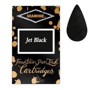 Diamine Jet Black fountain pen ink cartridges (18 Pack)
