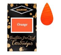 Diamine Orange fountain pen ink cartridges 18 PACK