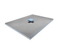 Diamond 1200 x 900mm Wet Room Shower Tray - Centre Drain