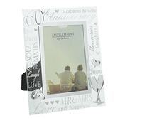 Diamond 60th Wedding Anniversary Mirrored Photo Frame