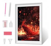 Diamond Art, 5D Diamond Painting Kits for Adults Kids, DIY Full Round Drill Gem Art Kits, Animal Bird Diamont Painting Crystal Rhinestone Craft for Home Wall Decor Gifts 16x20in PJY1830 D-P