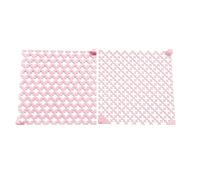 Diamond Art Accessories 2Pcs, Diamond Art ToolsMesh Dot Drill Alignment Tool, Plastic Blank Grid for Full & Partial Drills DIY Crafts,(Light Pink)