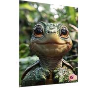 Diamond Art Animal 5D Diamond Painting Kits for Adults Kids Turtle DIY Full Drill Crystal Art Kits, Gem Arts and Crafts for Adults Beginner Dimond Crystal Painting Decor Gifts for Women 90x120cm A-65