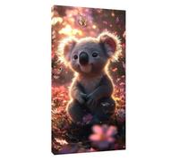 Diamond Art Animal Diamond Painting Kits for Adults, DIY Full Drill Koala Dimond Painting for Kids, 5D Embroidery Cross Stitch Rhinestone Crystal Gem Art Pictures, Home Wall Decor 80x40inch t-7730
