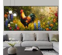 Diamond Art Animal Large Diamond Painting 100x300cm Gem Crystal Art Kits for Adults Flower Paint by Numbers for Kids DIY 5D Rhinestone Embroidery Cross Stitch Mosaic Crafts Picture for Decor z386f