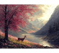 Diamond Art Animal, Tree Diamond Painting Kits Adults Beginners, Full Drill Crystal Art Embroidery Mosaic Kit, Hobbies for Adults Women, Gifts for Halloween Christmas, Home Wall Decor 50x70cm Q-89