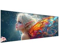 Diamond Art Anime 240x80cm Large Diamond Painting Elf 5D Crystal Art Kits Crafts for Adults Beginners DIY Full Drill Dimond Painting Picture Gem Embroidery Kit Autumn Rome Decor Gifts for Women S-96