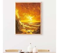 Diamond Art Aurora Diamond Art Kits Adults Mountain Diamont Painting Full Drill Crystal Kits for Adults Beginners Cross Embroidery Crafts Pictures, for Home Wall Decor, Gifts 24×31 inch PJY9 0-4
