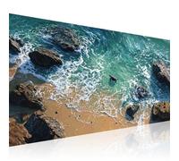 Diamond Art Beach, DIY 5D Diamond Painting Landscape Crystal Art 90x180cm Full Drill Gem Embroidery Cross Stitch for Adults & Kids Handicraft Hobbies, Mosaic Canvas Paintings for Room Decor 2Z-520