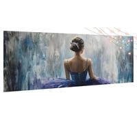 Diamond Art Beauty Diamond Painting Kits for Adults, Kids, Beginners, Craft Gifts for Women, DIY Rhinestone Gem Art Accessories, Crystal Cross Stitch Crafts, Large Paintings for Ballet 39x78Inch T720