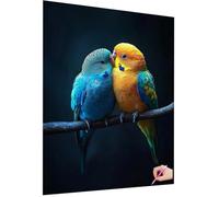 Diamond Art Bird 5D Diamond Painting Kits for Adults Kids Parrot DIY Full Drill Crystal Art Kits, Gem Arts and Crafts for Adults Beginner Dimond Crystal Painting for Decor Gifts for Women 50x70cm G-83