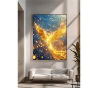 Diamond Art Bird, Wing Diamond Painting Kits for Adults, 5D DIY Full Drill Crystal Gem Art Paintings Embroidery Mosaic Kits Crafts for Adults for Home Room Decor, Gifts for Girl 28x38inch PjY5897 N-C