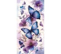 Diamond Art, Butterfly colorful Diamond Painting Kits, Crafts for Adults Kids, Large Full Round Drill 5d Diy Crystal Art, Christmas Embroidery Mosaic Kits, Home Wall Decor Creative Gifts 20x40in W-300