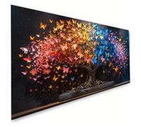 Diamond Art Butterfly Diamond Painting Kit, 16x32inch Large Dimond Art Tree Gem Arts Mosaic Kits, DIY Embroidery Cross Stitch Canvas Paint by Numbers, Hobbies for Adults Women, Room Decor G2-498