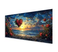Diamond Art Butterfly Large Diamond Painting Kits for Adults, 5D Full Square Drill Flower Crystal Art Kits with Complete Tools, DIY Rhinestone Cross Stitch Picture for Home Decor 100x200cm B0-617