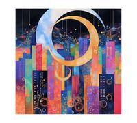 Diamond Art Cartoon 2026 New Diamond Painting City 70x70cm,Crystal Art 5D DIY Square Drill Mosaic Kits for Adults,Arts and Crafts for Adults Christmas Halloween New Year Gifts Home Decoration O-236z