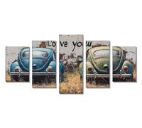 Diamond Art Cartoon Diamond Kits for Adults, 5 Pack Car Full Drill Cross Stitch Embroidery Craft Supplies Rhinestone Crystal Art Paintings, for Christmas Home Wall Decor Crafts Gifts 300x180cm C-6291