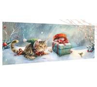 Diamond Art Cat Diamond Painting Kits for Adults, Kids, Beginners, Craft Gifts for Women, DIY Rhinestone Gem Art Accessories, Crystal Cross Stitch Crafts, Large Paintings for Christmas 27x59Inch T694