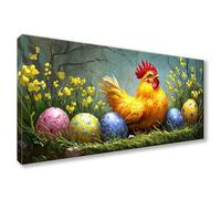 Diamond Art Chicken Large Dimond Art for Adults Animal Diamond Painting Kit, DIY Full Drill Crystal Embroidery Cross Stitch Kits, 5D Round Rhinestone Painting for Home Decor Gifts 60x120cm Y0-957