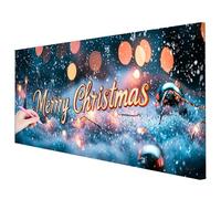 Diamond Art Christmas 130x50cm Large Dream Diamond Painting Kit, 5D Crystal Art Kits Adult Crafts, DIY Full Drill Dimond Painting Pictures Gem Rhinestone Embroidery Autumn Decor Gifts for Women D-72