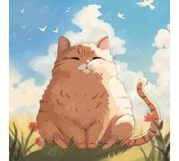 DIAMOND ART CLUB Meko the Cat Diamond Art Kits for Adults