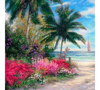 DIAMOND ART CLUB Ocean Whisper Path Diamond Art Kits for Adults