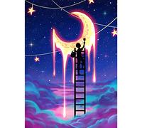 DIAMOND ART CLUB Paint the Moon Diamond Art Kits for Adults
