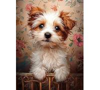 DIAMOND ART CLUB Small Wonder - Terrier Diamond Art Kits for Adults