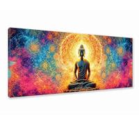 Diamond Art Color Large 5D Diamond Painting Zen, Crystal Art Kits Adults DIY Round Full Drill Gem Painting, Rhinestone Embroidery Cross Stitch Pictures for Room Decor, Gifts for Women 150x60 cm C-7