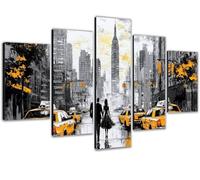 Diamond Art Couples 5D Diamond Painting Kits for Adults 5-Piece, Paint by Numbers for Adults Paris 2 Full Drill Embroidery Cross Stitch Art Supplies for Room Decor, Gifts for Women 150x300cm 0b-1403