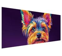 Diamond Art Cute, 250x100cm Large Diamond Painting Kit, 5D DIY Dog Dimond Painting Kits for Adults, Rhinestones Dimond Art Supplies for Adults, Crystal Arts Kits for Room Christmas Decor Gifts H-92