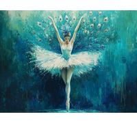 Diamond Art Dancer Diamond Painting Kits for Adults Woman, Crystal Arts and Crafts for Adults, DIY Full Drill Dimond Painting Accessories Full Kit for Home Decor, Gifts for Women 60x45cm, Model 467