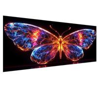 Diamond Art Dream 5D Diamond Painting Kits for Adults, DIY Full Drill Crystal Rhinestone Cross Stitch Embroidery Crafts, Butterfly Dimond Gem Art Crafts for Beginner Wall Room Decor (200x80cm) G-95