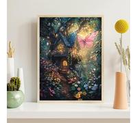 Diamond Art Dream, 5D Diamond Painting Kits for Adults, Landscape Crystal Embroidery Cross Stitch Kits Full Square Drill 50x60cm/20x24inch, DIY Gem Painting Handicraft for Home Decoration Gift, z@557