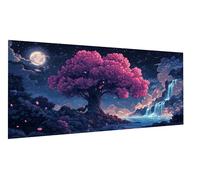 Diamond Art Fall Diamond Painting Forest Dimond Art for Adults Beginners, DIY Embroidery Cross Stitch Canvas Painting for Kid, Mosaic Making Gem Arts for Home Decor, Gifts for Women 50x100cm FD-9564