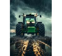 Diamond Art Field, Car 5D Diamond Painting Kits, 5D Full Drill Crystal Art Kits for Adults, Cross Stitch Embroidery Crafts Pictures, DIY Adult Crafts, Gifts for Women, Home Decoration, 50x70cm A-4774