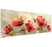 Diamond Art Flower 90x30cm Large Diamond Painting Retro 5D Crystal Art Kits Crafts for Adults Beginners DIY Full Drill Dimond Painting Picture Gem Embroidery Kit Autumn Rome Decor Gifts for Women T-06