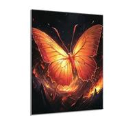 Diamond Art Flower Butterfly, Diamond Painting Kits Adults Kids, 5D DIY Crystal Embroidery Cross Stitch Painting, Diamonds Mosaic Art Crafts, Hobbies for Adults Women, Room Decor 18x24inch s0yh-930