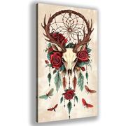 Diamond Art Flower, Deer Diamond Painting Kits for Adults Large 24X48 INCH, 5D Dimond Art Painting with Round Drill and Full Accessories, DIY Gem Crystal Arts Mosaic Kits for Adults, Home Decor,Y930Z