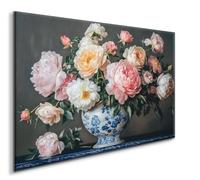 Diamond Art Flower Diamond Painting crafts for adults, Crystal Arts Blue And White Porcelain Diamonds Art Accessories Kits, Dimond Painting Adults Gem arts paintin for Wall Paintings Decor 30x40CM