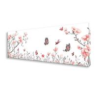 Diamond Art Flower Diamond Painting Kits for Adults Large Butterfly Crystal Art Kits, 5D DIY Full Drill Embroidery Cross Stitch Canvas Pictures for Room Wall Decor Gifts 20x60cm/7.8x23.6 inch W0-953