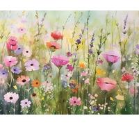 Diamond Art Flowers Diamond Painting Simple Crystal Art Kits for Adults, DIY 5D Full Drill Cross Stitch Arts Crafts Pictures, Embroidery Kit for Kids, Home Wall Decor, Gifts for Women 30x40cm G-307