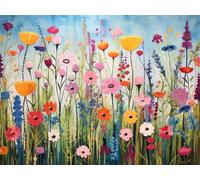 Diamond Art Flowers Diamond Painting Simple Crystal Art Kits for Adults, DIY 5D Full Drill Cross Stitch Arts Crafts Pictures, Embroidery Kit for Kids, Home Wall Decor, Gifts for Women 60x90cm G-306