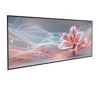 Diamond Art Flowers Diamont Painting Kits Adults Lily Diamonds Painting Full Drill Crystal Kits for Adults Beginners, DIY Cross Stitch Embroidery Crafts Pictures, for Gifts 16x32 inch PJY9 8-N