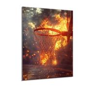 Diamond Art Fox Basketball Basket, Diamond Painting Kits Adults Kids, DIY Crystal Embroidery Cross Stitch Painting, Diamonds Mosaic Art Crafts, Hobbies for Adults Women, Room Decor 18x24inch s0yh-64