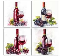 Diamond Art Fruit Red Wine Diamond Painting Kits Adults 24x24in q-775