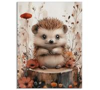 Diamond Art Hedgehog Diamond Painting Animals 5D Dimond Painting Kit 80x110cm, DIY Full Round Drill Paintings With Gem Art Craft Kits for Adults Beginners, Cross Stitch Arts Crafts for Decor Y8-597