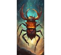 Diamond Art Insect, Diamond Painting Kits for Adults Kids DIY 5D Full Square Drill Painting by Numbers Embroidery Gem Crystal Art Crafts for Room Decoration Gifts 20x10in W-95