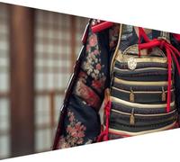 Diamond Art Japan, Leather Armor Diamond Painting for Adults Beginner, Round Full Drill Painting by Numbers for Adults, 5D Dimond Art Pictures Kit, Home Decor, Gifts for Women, 15.7x39.4inch,Model759